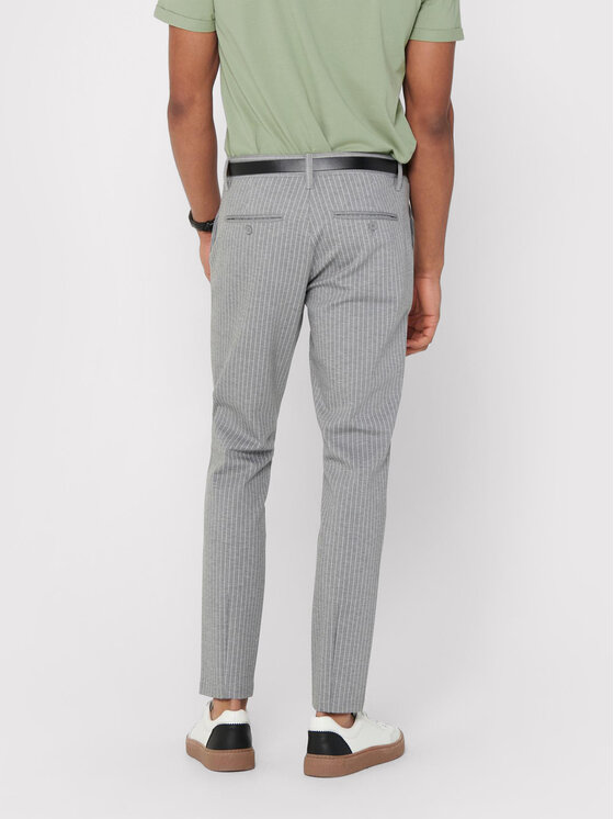Only & Sons Only & Sons Pantaloni chino Mark 22013727 Grigio Slim Fit