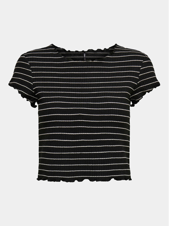 ONLY ONLY T-Shirt Anits 15253651 Czarny Regular Fit