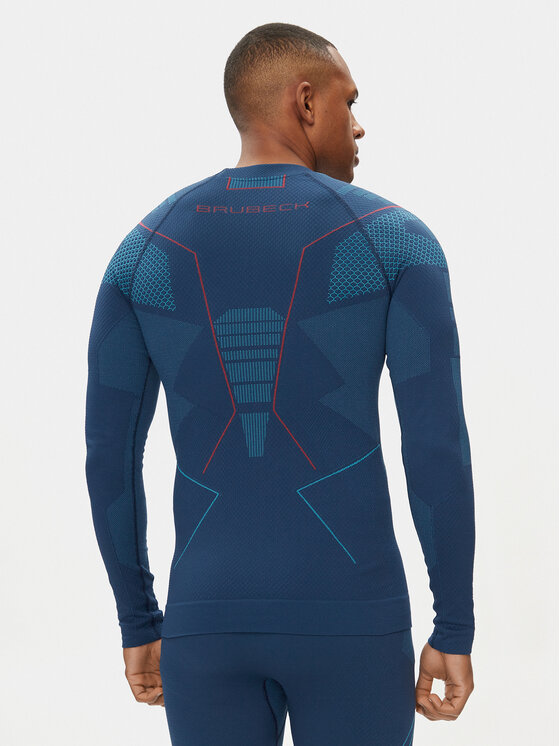 Brubeck Brubeck Bielizna termoaktywna górna LS1304M Niebieski Slim Fit