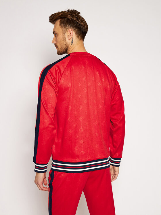 Felpa Hinto 687883 Rosso Regular Fit