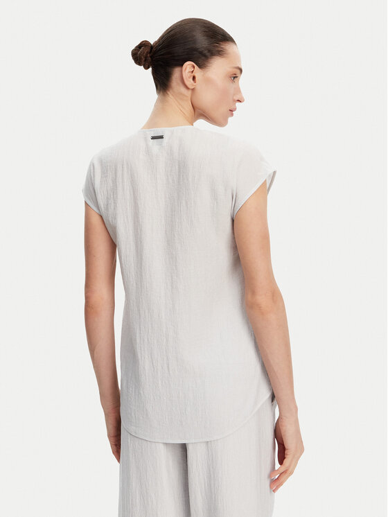 Calvin Klein Calvin Klein Bluzka K20K208210 Błękitny Regular Fit