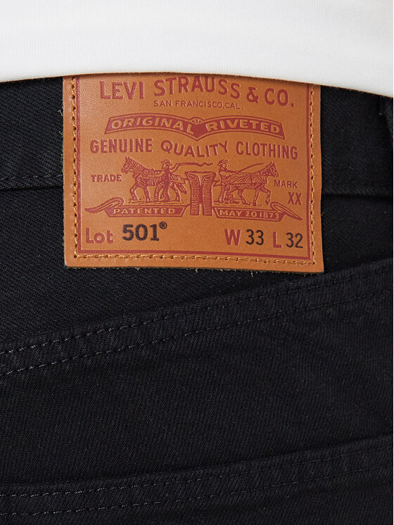 Levi's® Levi's® Džínsy 501® 00501-0165 Čierna Original Fit
