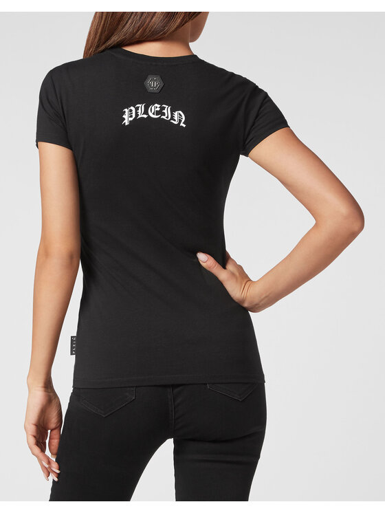 PHILIPP PLEIN PHILIPP PLEIN T-Shirt 4061 Czarny Regular Fit