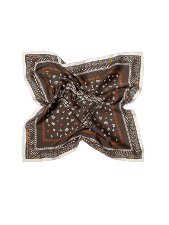 ALLORA BE UNIQUE ALLORA BE UNIQUE Foulard silk Marrone