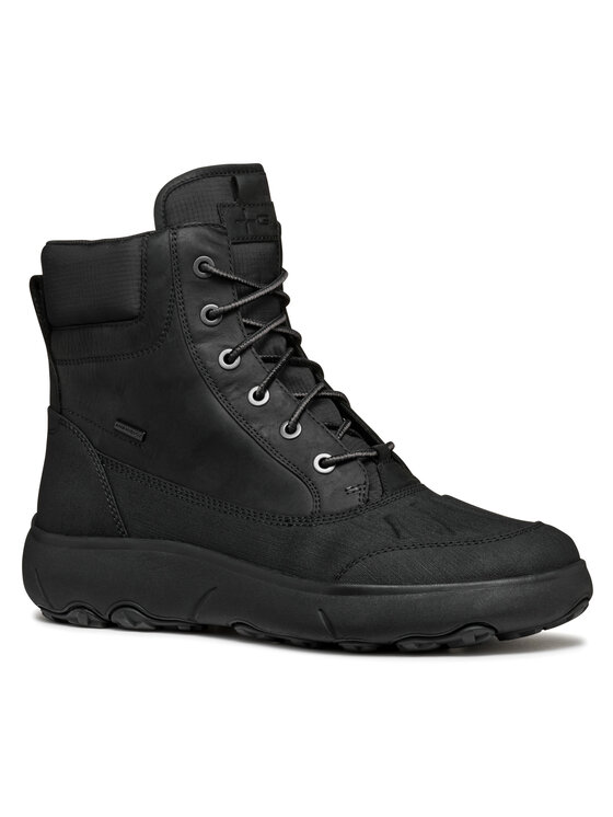 Geox Geox Kozačky U Nebula + Grip B Ab U46HFC 0FFBC C9999 Černá
