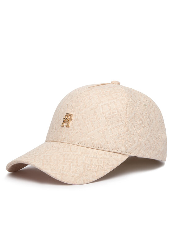 Tommy Hilfiger Tommy Hilfiger Cappellino Monogram Jacq Cap AW0AW18331 Beige