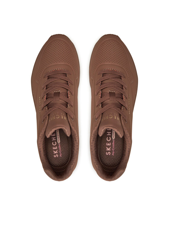 Skechers memory foam marrone new arrivals