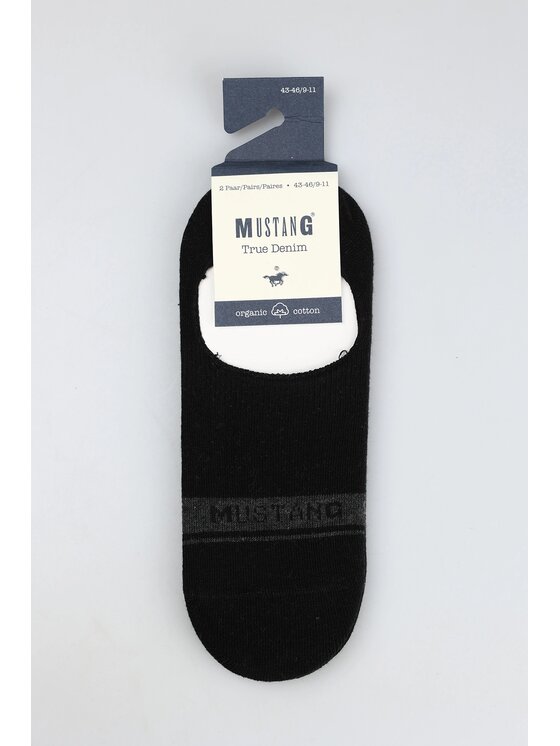 Skarpety krótkie, rozmiar 39/42, Czarne, 2 PACK SOCKS