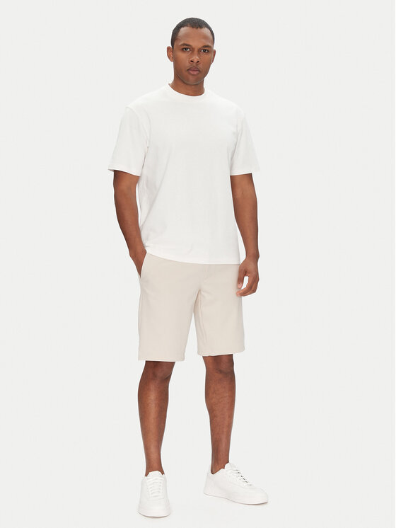 BOSS BOSS Szorty materiałowe S_Commuter-J 50511436 Beżowy Slim Fit