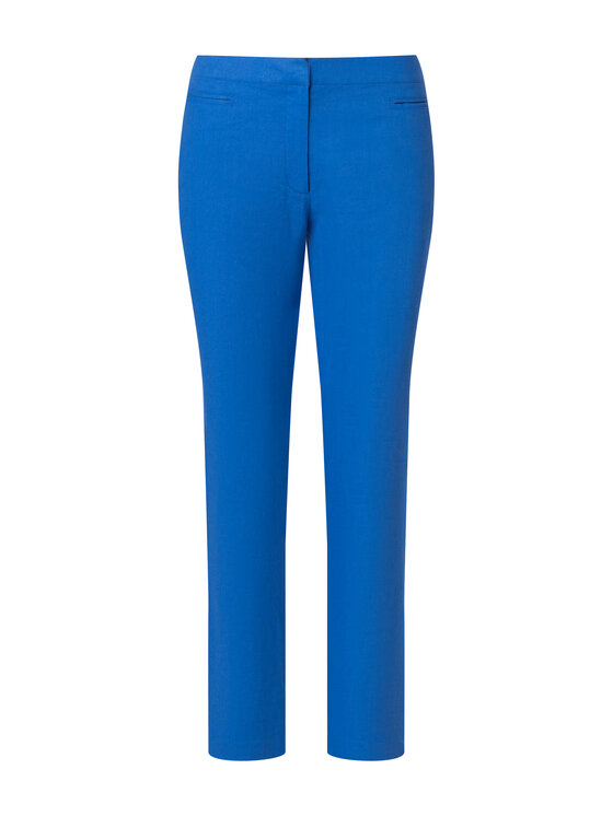 QUIOSQUE QUIOSQUE Dámské kalhoty 3UB002 Modrá Regular Fit