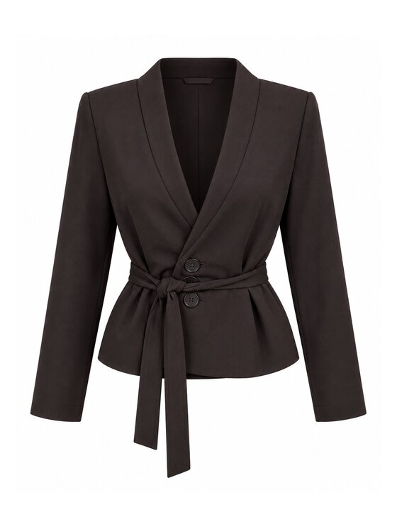Agatha Studio Agatha Studio Garnitur A26ZF-KZ-K01 Brązowy Oversize