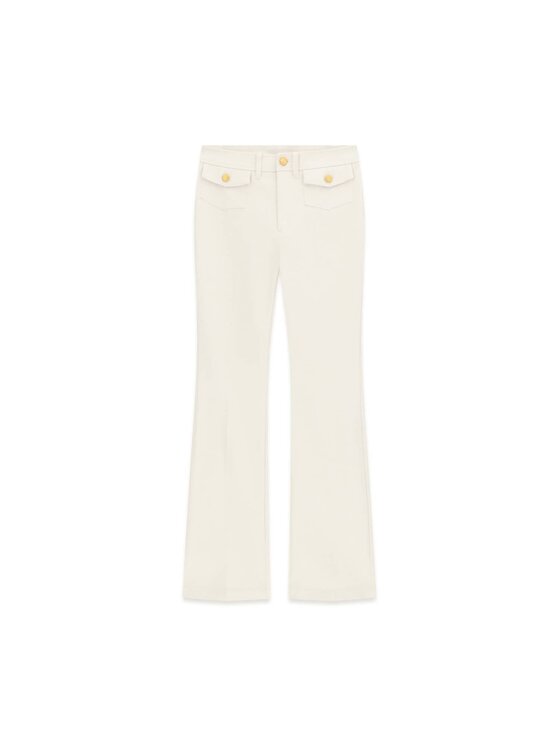 Guess Guess Spodnie materiałowe 184531 Beżowy Classic Fit