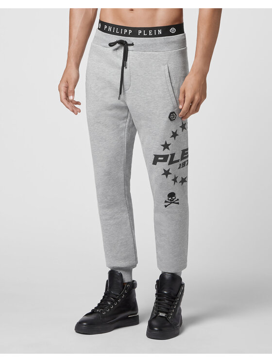 PHILIPP PLEIN PHILIPP PLEIN Joggers kalhoty 3901 Šedá Jogger Fit