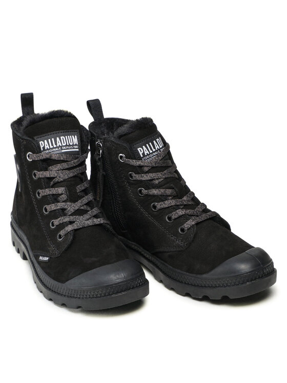 Palladium Palladium Turistická obuv Pampa Hi Zip Wl 95982-010-M Černá