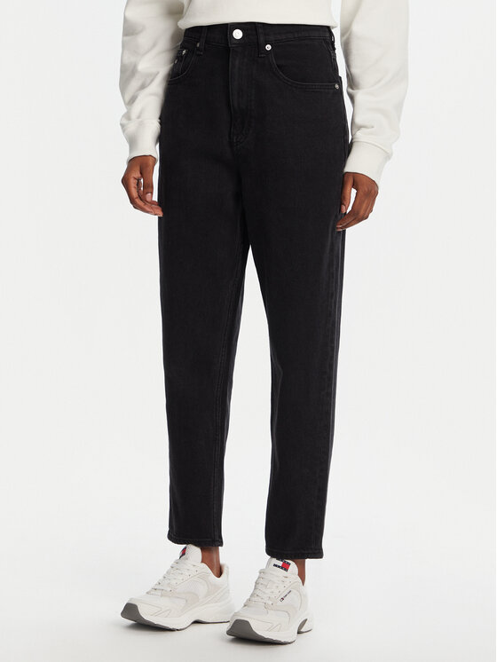 Tommy Jeans Tommy Jeans Τζιν DW0DW21389 Μαύρο Mom Fit