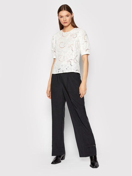 Blusa Ida 4272831 Bianco Regular Fit