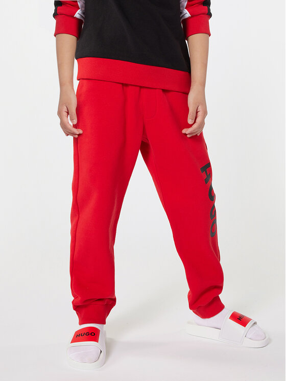 Hugo Pantaloni trening G00042 D Roșu Regular Fit
