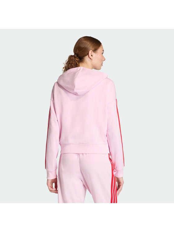 adidas adidas Felpa Essentials 3-Stripes KD4789 Rosa Regular Fit