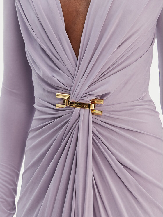 Elisabetta Franchi Elisabetta Franchi Официална рокля AB-R29-61E2-V850 Виолетов Regular Fit