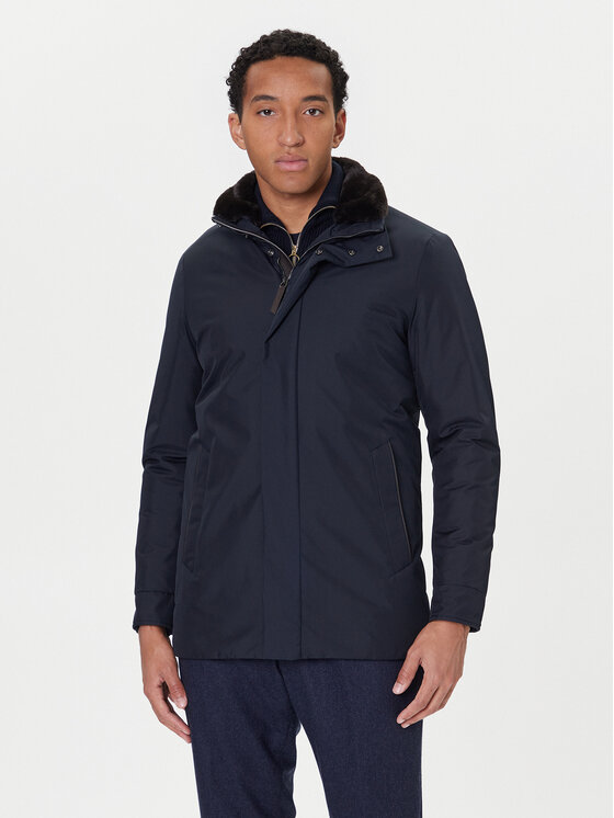 Paul&Shark Paul&Shark Demisezoninė striukė 15312401 Tamsiai mėlyna Regular Fit