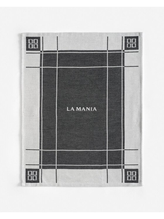 La Mania La Mania Komplet ścierek Cubo Szary