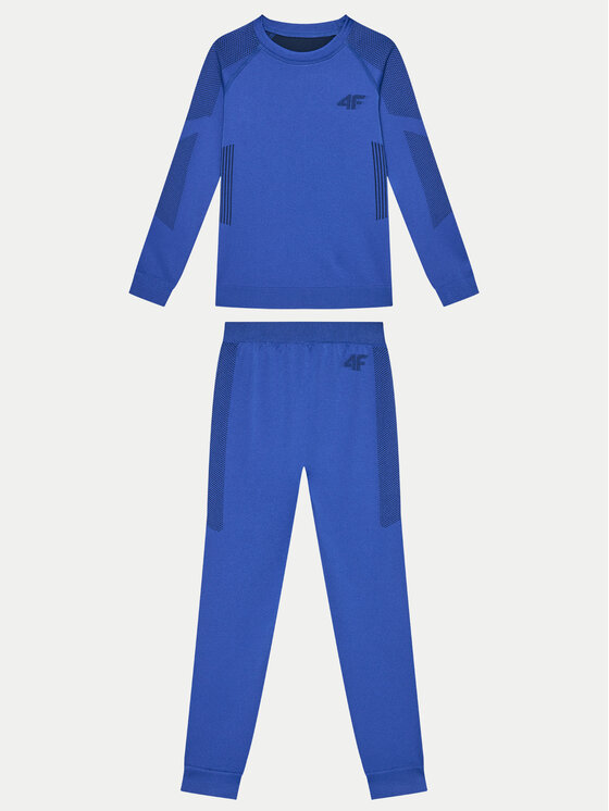 4F 4F Set lenjerie termoactivă 4FJWAW24USEAM149 Albastru