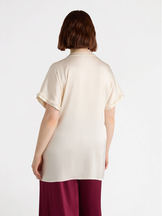 Fiorella Rubino Fiorella Rubino Camicia 5002L000162N021 Écru Regular Fit