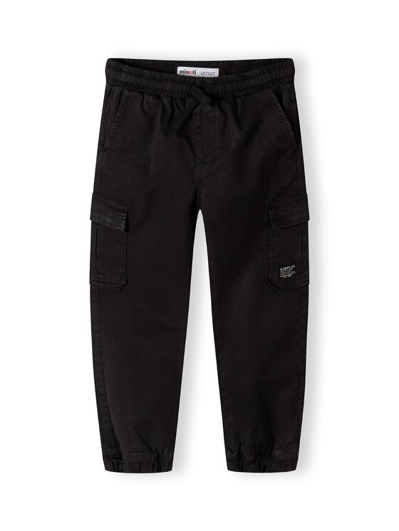 minoti minoti Spodnie cargo 27PANT2 Czarny Regular Fit