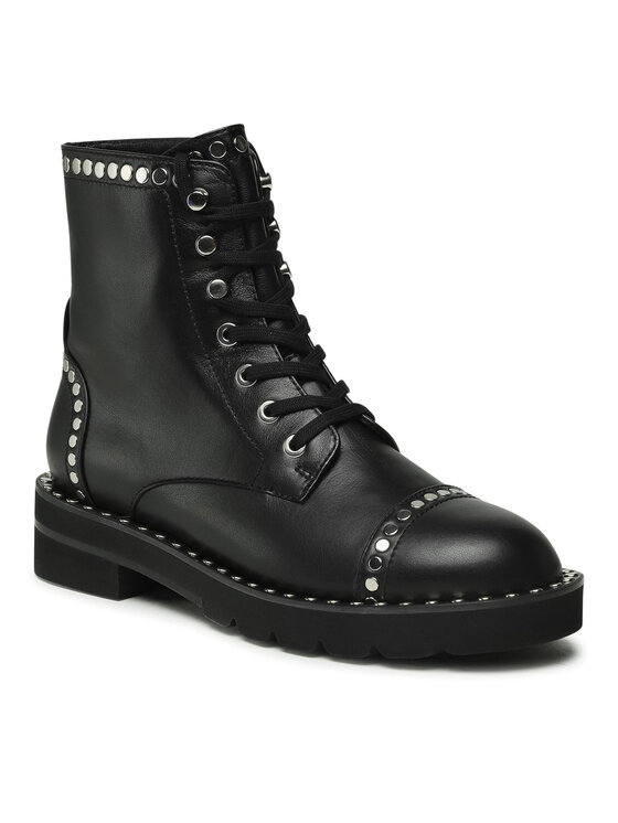 Stuart Weitzman Stuart Weitzman Puszābaki Mila Lift Studs Boti S5765 Melns