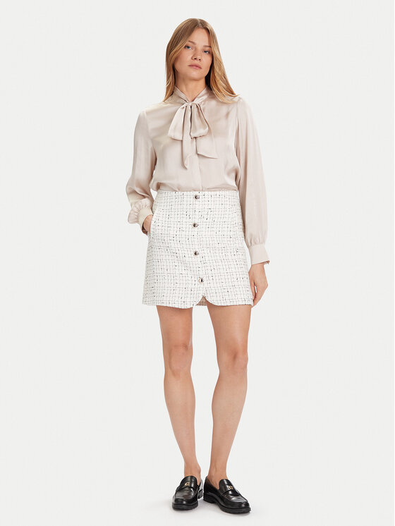 Morgan Morgan Φούστα mini 252-JGABY Μπεζ Slim Fit