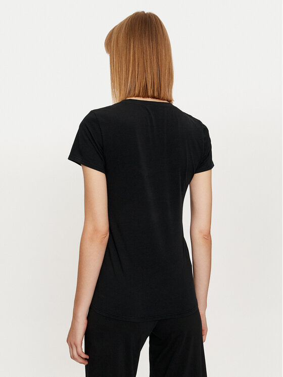 Deha Deha T-särk A00150 Must Regular Fit