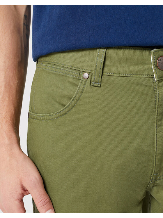Wrangler Wrangler Jeansy GREENSBORO Zielony Straight Leg