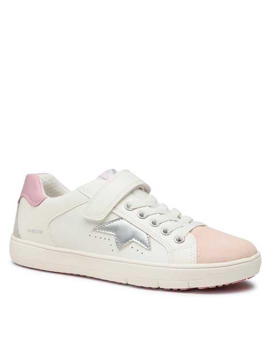 Geox Geox Sneakersy J Silenex Girl J35DWA08554C0674 D Bílá