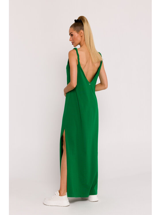 Made of Emotion Made of Emotion Letní šaty M791 Zelená Generous Fit