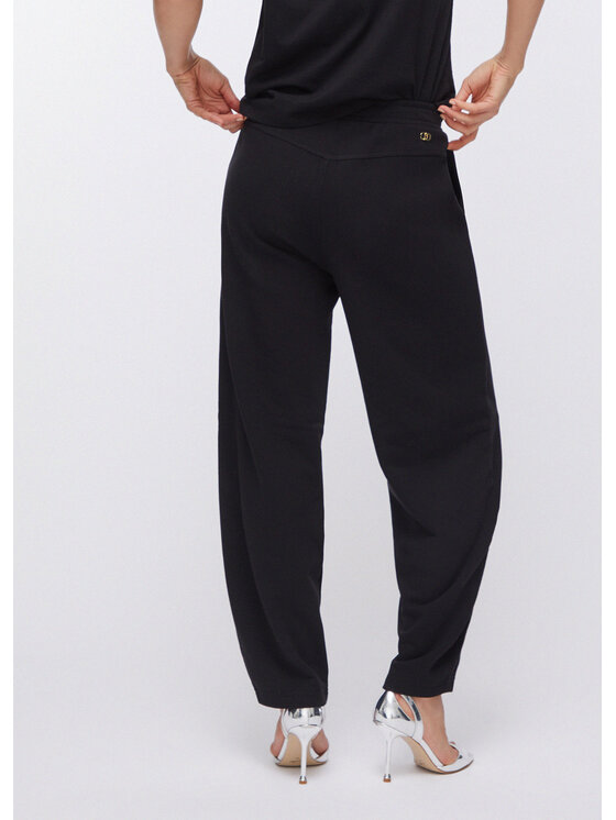 Liu Jo Liu Jo Spodnie materiałowe TA6032FS00222222 Czarny Regular Fit