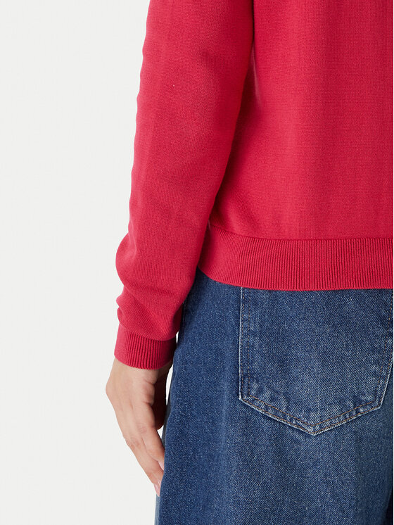 Tommy Jeans Tommy Jeans Pulover Essential DW0DW19888 Roza Regular Fit