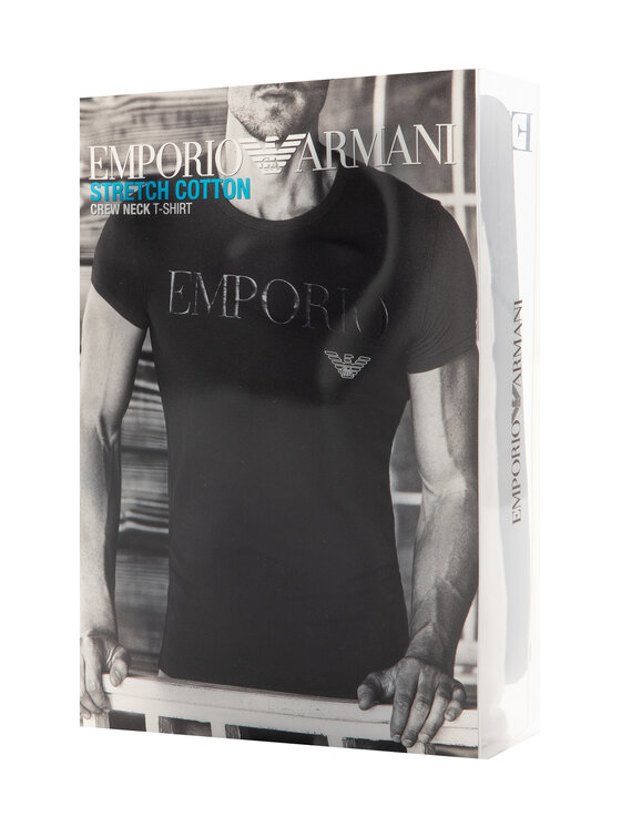 Emporio Armani Underwear Emporio Armani Underwear Marškinėliai 111035 CC716 00010 Balta Slim Fit