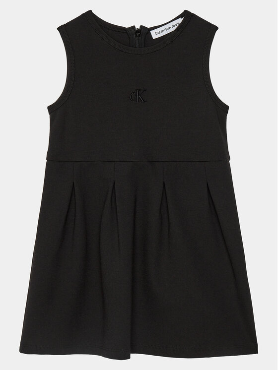 Calvin Klein Jeans Calvin Klein Jeans Rochie de zi Ceremony IN0IN00152 Negru Regular Fit