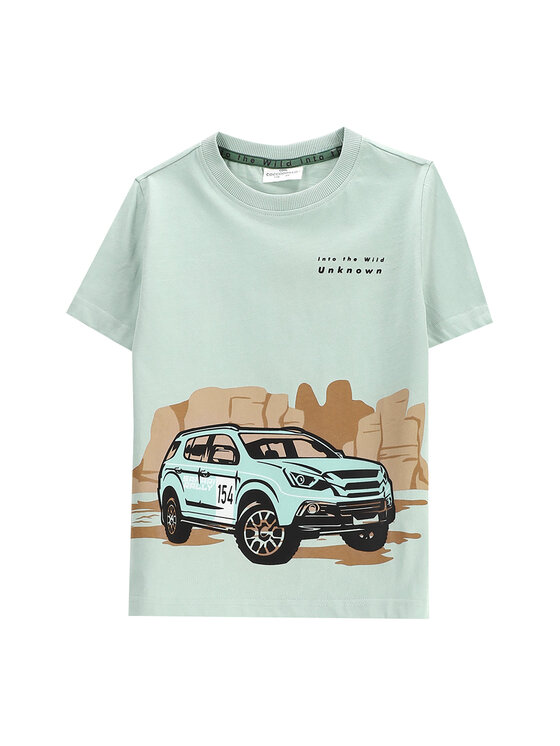 Coccodrillo T-Shirt WC5143202WBK Zielony Regular Fit