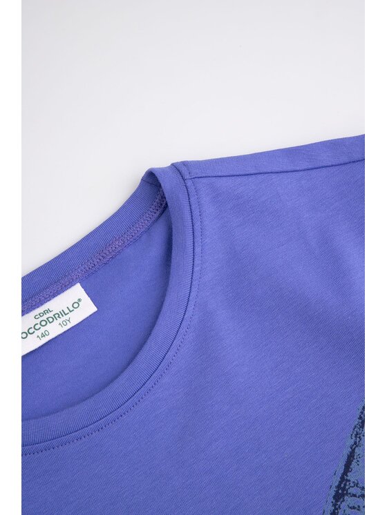 Coccodrillo Coccodrillo T-Shirt WC6143201VGB-016 Fioletowy Regular Fit