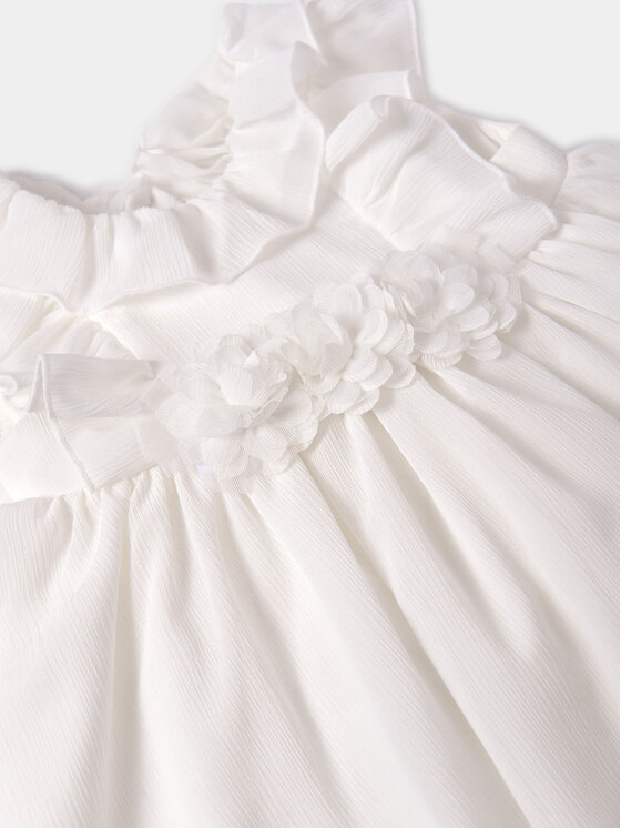 Abel & Lula Abel & Lula Sukienka elegancka 5002 Écru Regular Fit