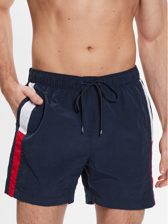 Tommy Hilfiger Tommy Hilfiger Peldšorti UM0UM02730 Tumši zils Slim Fit