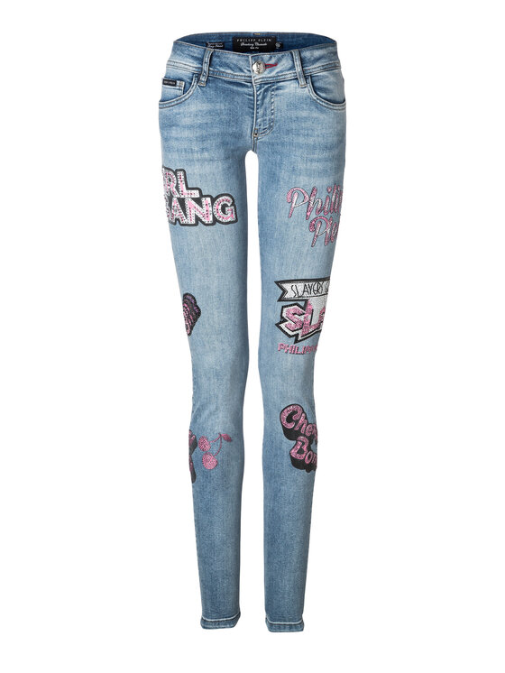 PHILIPP PLEIN PHILIPP PLEIN Jeansy 30861 Niebieski Slim Fit