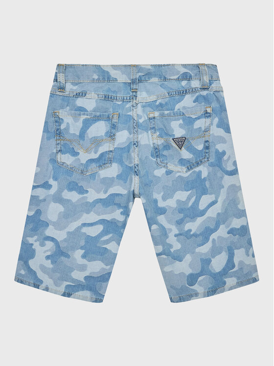 Guess Guess Džínové šortky L3GD16 D4ZV0 Modrá Regular Fit