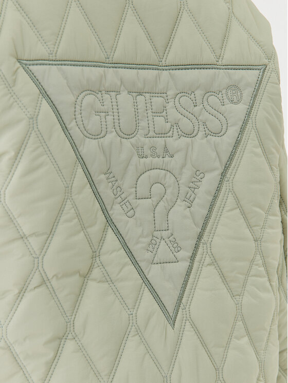 Guess Guess Демісезонна куртка Giorgia W3YL17 WFIW2 Зелений Relaxed Fit