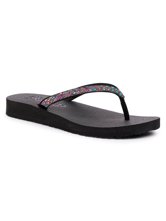 Skechers Skechers Σαγιονάρες Shine Away 32918/BKMT Μαύρο
