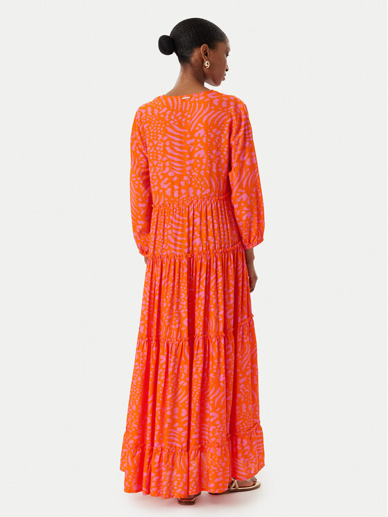 LOLA CASADEMUNT LOLA CASADEMUNT Letní šaty LS2616079 Oranžová Relaxed Fit
