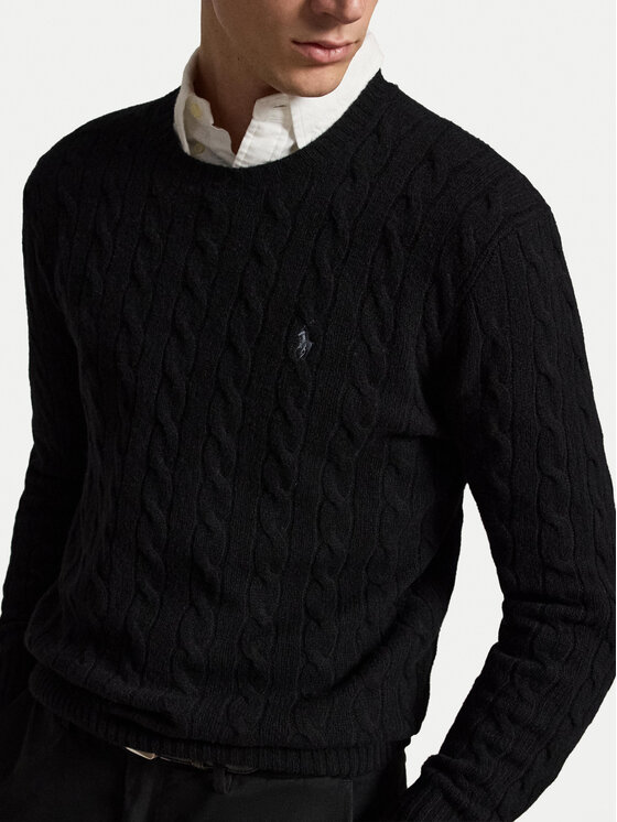 Polo Ralph Lauren Polo Ralph Lauren Πουλόβερ 710876762001 Μαύρο Regular Fit