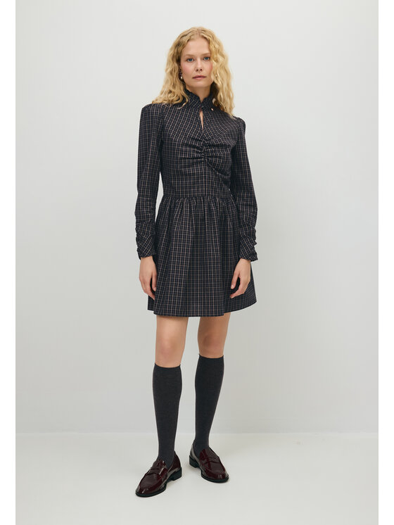 BIZUU BIZUU Každodenní šaty ESARI A-LINE DRESS Černá Standard Fit