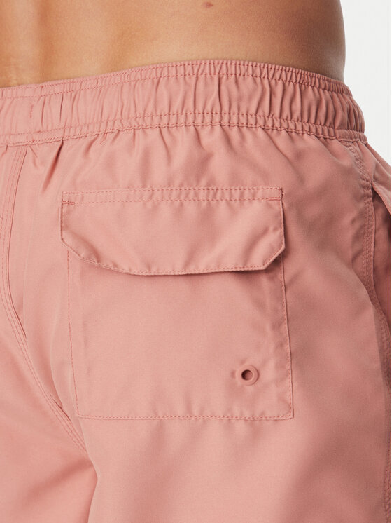 Barbour Barbour Szorty kąpielowe Staple Logo 5"MSW0064PI55 Różowy Regular Fit